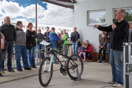 Fahrradversteigerung mit Michael Kaiser.