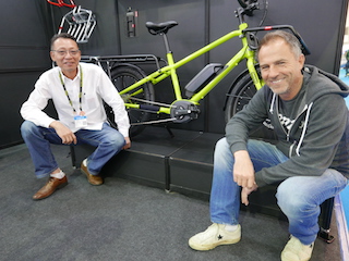 Benno Bikes Asian Partner William Shih (links) und Benno Bikes Gründer & CEO Benno Baenziger