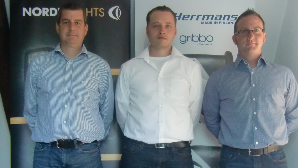 Das Team der Herrmans Nordic Lights GmbH: (von links) Thorsten Krüger, Julian Renkhoff, Jan Bittner