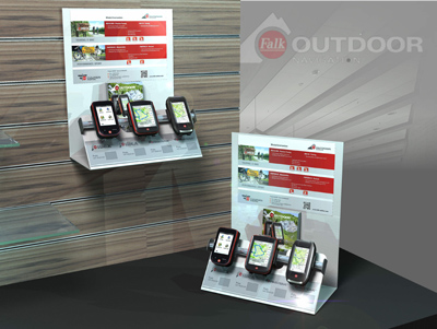 POS-Display von Falk Outdoor.