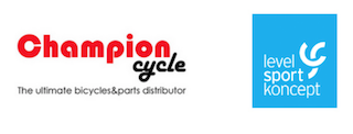 Champion Cycle und Level Sport Koncept Logos