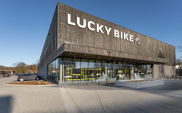 Lucky Bike, hier die Filiale und Unternehmenszentrale in Bielefeld, will weiter expandieren.