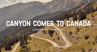 Canyon Bicycles goes Canada.