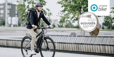 Company Bike wird 2022 mit EcoVadis Silber-Medaille ausgezeichnet