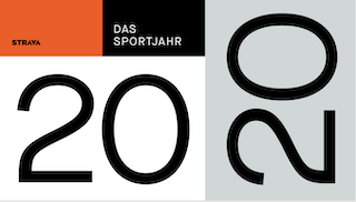 Strava Jahresreport Cover 2020.