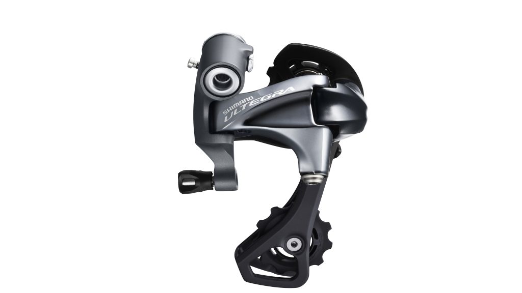 Shimano-Schaltwerk Ultegra 6800 mit langem Käfig.