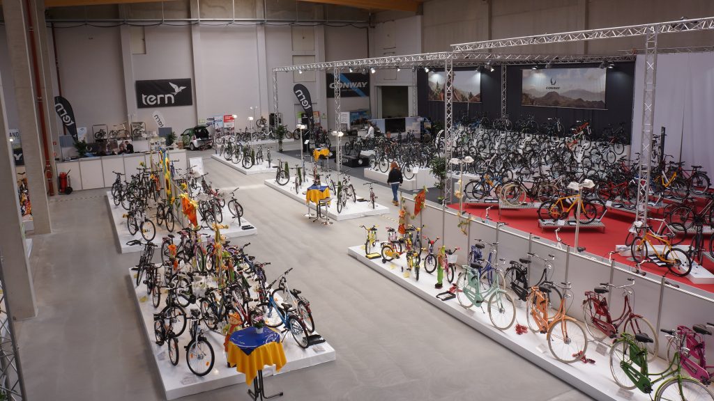 Eurobike-Hallenambiente bei der Hartje-Messe.