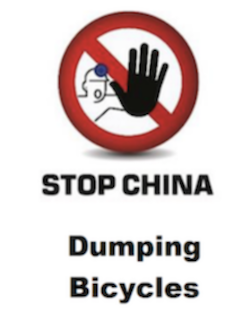 Stop China Dumping Bicycles.