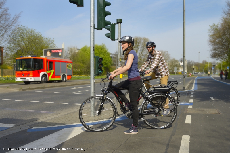 Pedelecfahrer sind sicher unterwegs.