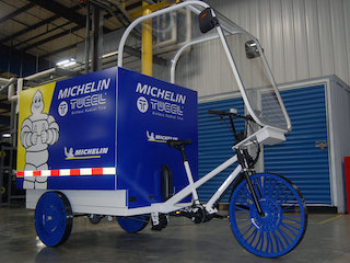 CES 2022: Michelin debütierte mit luftloser Rad-Reifen-Kombi.