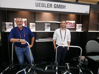 Uebler Sales Manager Peter Augustin (links) und Geschäftsführer Christoph Bülow.