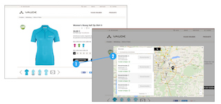 Vaude Online-Tool »Buy Now In-Store«